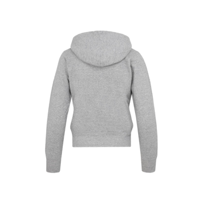 Shop Comme Des Garçons Play Logo Embroidered Hoodie In Grigio