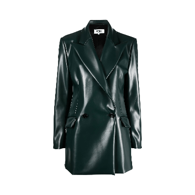 Pre-owned Mm6 Maison Margiela Blazer 'petrol Green'