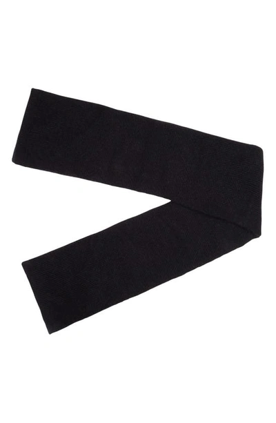 Shop Eugenia Kim Angora Blend Scarf In Navy/ Black