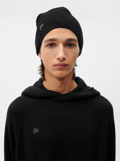 Shop Pangaia Recycled Cashmere Beanie — Black M