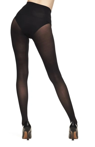 Shop Heist The Sixty High Opaque Tights In Black