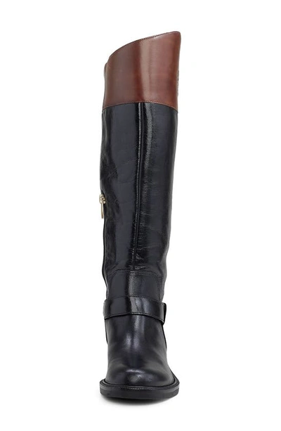 Shop Vince Camuto Amanyir Knee High Boot In Black/cocoa