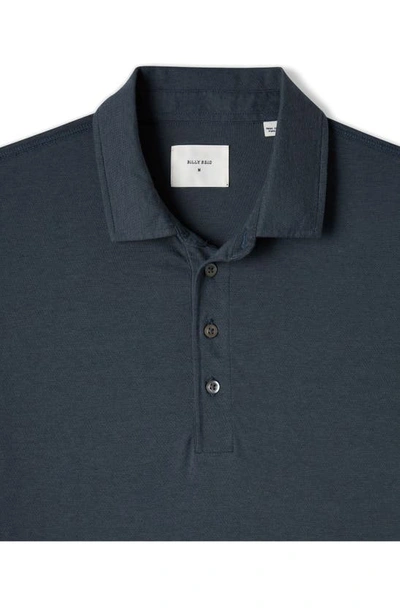 Shop Billy Reid Pensacola Organic Cotton Polo In Navy