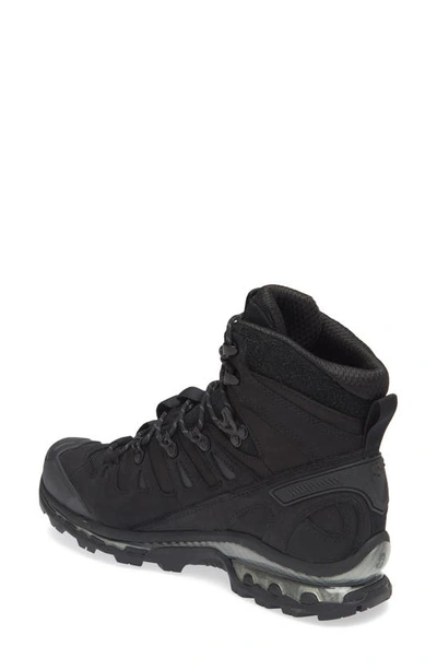 Shop Salomon Quest 4d Gore-tex® Waterproof Advanced Boot In Black/ Ebony/ Black