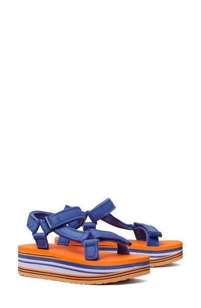 Tory Burch Sport Eva Flatform Sandals In Orange | ModeSens