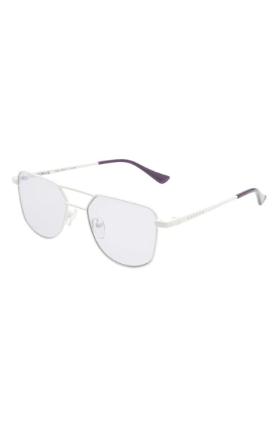 Kidraq Kids' Hipster 48mm Polarized Sunglasses In Robotic White