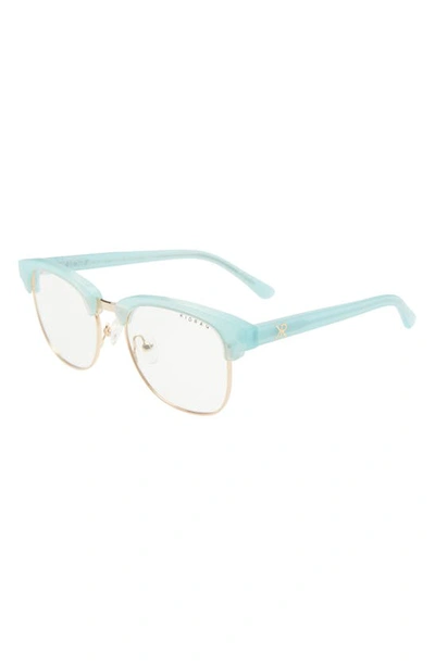 Kidraq Kids' Scholar 48mm Optical Frames In Blue Ice