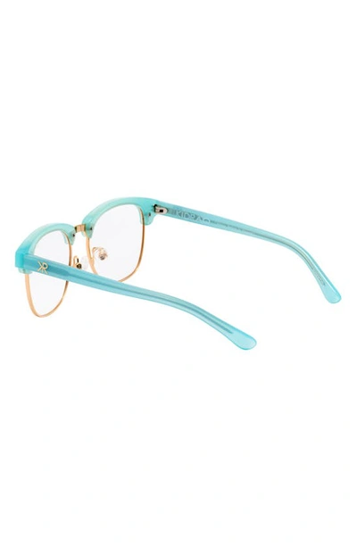 Kidraq Kids' Scholar 48mm Optical Frames In Blue Ice