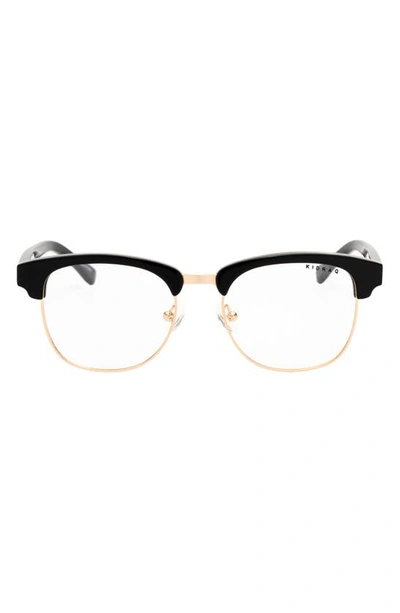 Kidraq Kids' Scholar 48mm Optical Frames In Black Ice