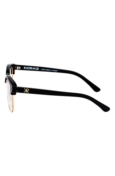 Kidraq Kids' Scholar 48mm Optical Frames In Black Ice