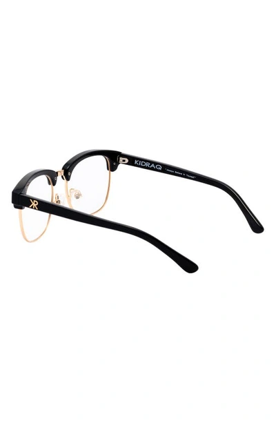 Kidraq Kids' Scholar 48mm Optical Frames In Black Ice