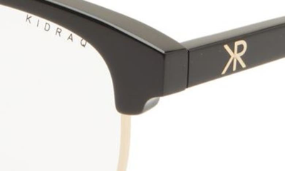 Kidraq Kids' Scholar 48mm Optical Frames In Black Ice
