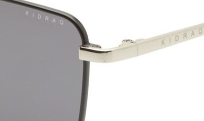 Kidraq Kids' Hipster 48mm Polarized Sunglasses In Terminator Black