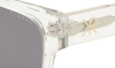 Kidraq Kids' Ocean Wave 48mm Sunglasses In Ice Clear