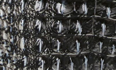Shop Brahmin Caroline Croc Embossed Leather Satchel In Houndstooth Ombre Melbourne