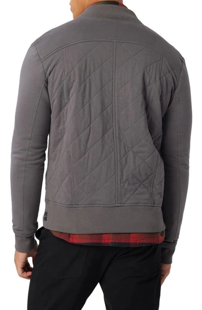 Shop Good Man Brand Mayfair Quilted Bomber Jacket In Magnet