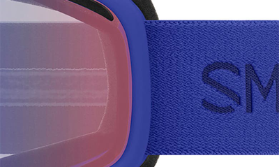 Shop Smith Vogue 154mm Snow Goggles In Lapis / Blue Sensor Mirror