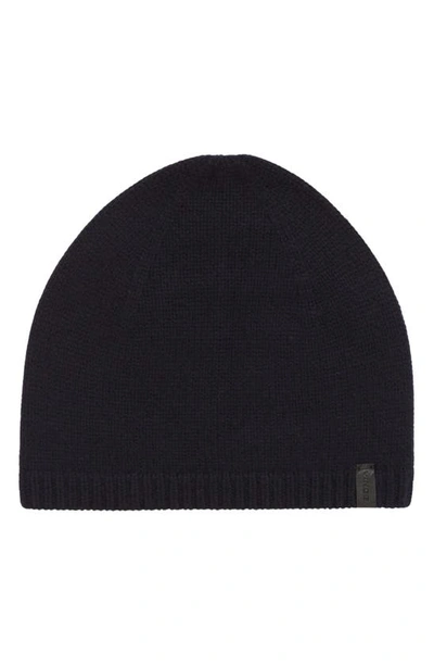 Shop Vince Cashmere Beanie In Navy