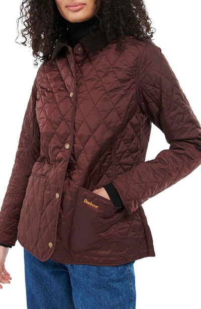 Barbour Annandale Quilted Jacket In Eggplant | ModeSens
