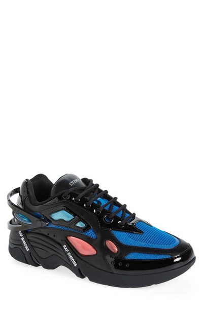 Shop Raf Simons (runner) Cyclon-21 Sneaker In Black Blue