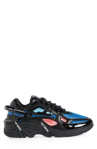 Shop Raf Simons (runner) Cyclon-21 Sneaker In Black Blue