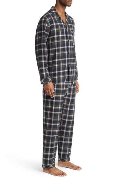 Shop Majestic Holiday Homecoming Cotton Flannel Pajamas In Green
