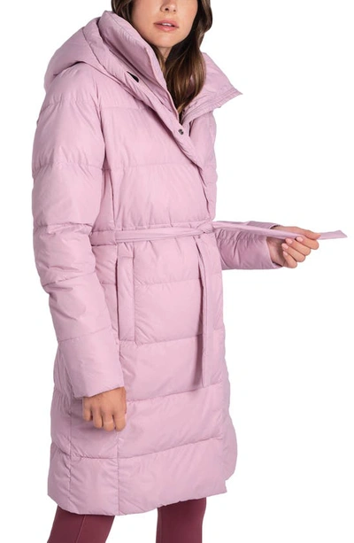 Lole Chloe Water Repellent Puffer Coat In Mauve | ModeSens
