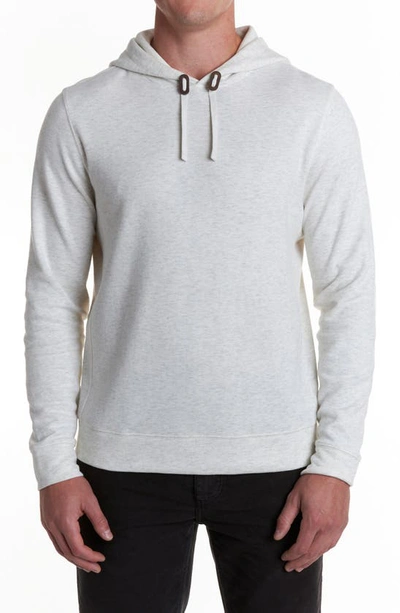 Billy Reid Cotton Blend Hoodie Sweatshirt In Light Grey