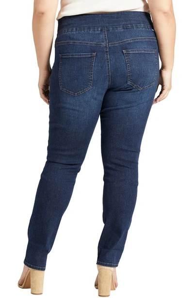 Shop Jag Jeans Nora Pull-on Skinny Jeans In Anchor Blue