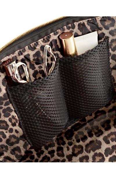 Shop Kusshi Signature Makeup Bag In Black/ Leopard