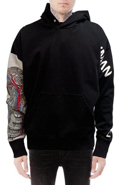 Shop Hvman Hoodie Sweatshirt In Black