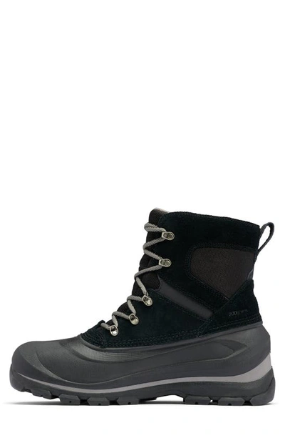 Shop Sorel Buxton Waterproof Snow Boot In Black/ Quarry