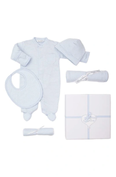Kissy Kissy Simple Stripes 5-piece Set In Light Blue