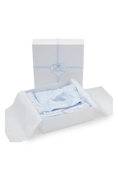 Kissy Kissy Simple Stripes 5-piece Set In Light Blue