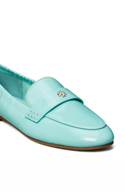 Shop Tory Burch Ballet Loafer In Misty Aqua Spongy