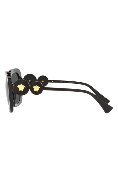 Shop Versace 54mm Square Sunglasses In Black