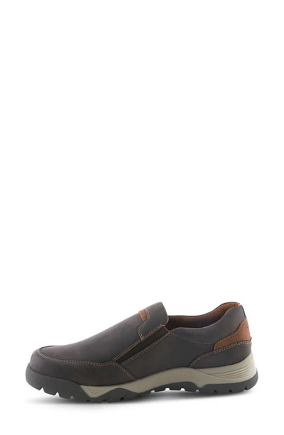 Shop Spring Step Elijah Slip-on In Dark Brown