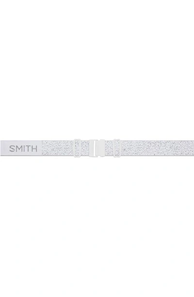 Shop Smith Skyline 157mm Chromapop™ Snow Goggles In White/ Chromapop Rose Gold