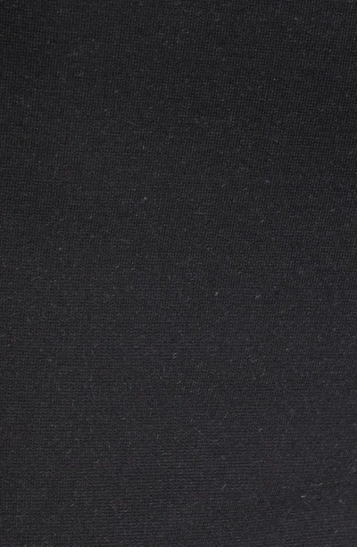 Hue Reversible Ponte Knit Crop Leggings In Black/ Gray