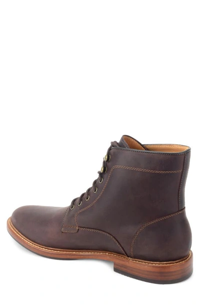 Warfield & Grand Ruckson Lace-up Boot In Dk Brown