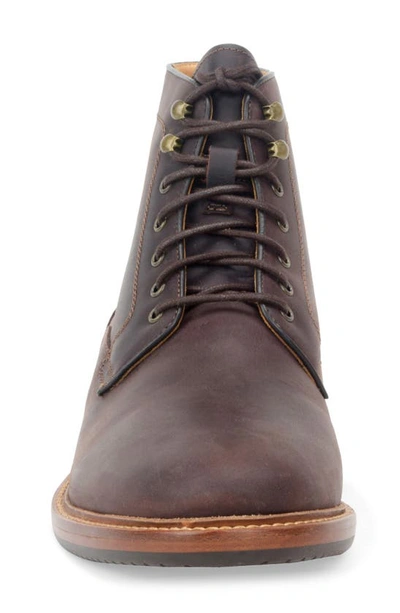 Warfield & Grand Ruckson Lace-up Boot In Dk Brown