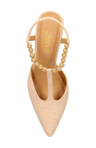 J. Reneé Nimah Pointed Toe Pump In Beige