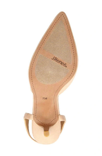 J. Reneé Nimah Pointed Toe Pump In Beige