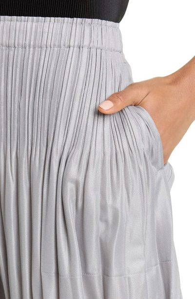 Issey Miyake Fluffy Basics Pants In Cool Grey