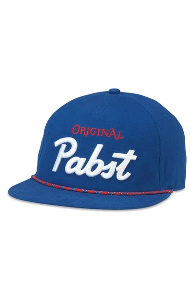 Shop American Needle Pabst Baseball Cap In Royal