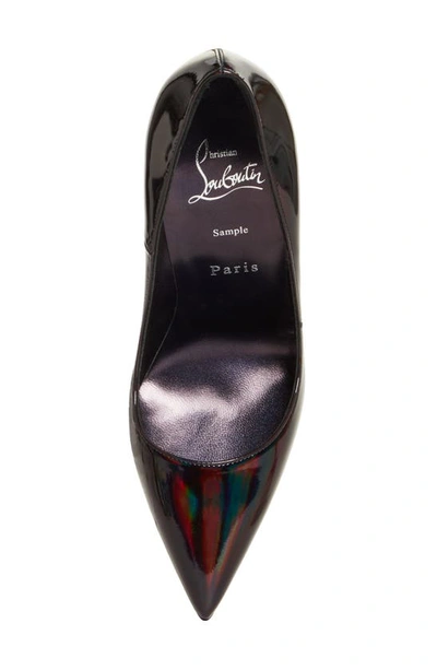 Shop Christian Louboutin So Kate Psychic Pointed Toe Pump In Black/ Lin Black