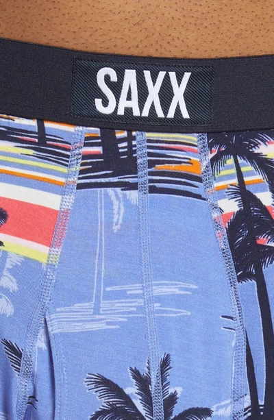 Shop Saxx Ultra Super Soft 2-pack Relaxed Fit Boxer Briefs In Beach Stripe/ Black