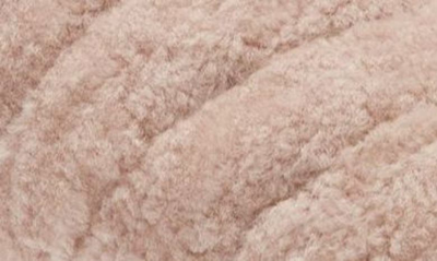 Shop Olukai Pupu Mua Genuine Shearling Scuff Slipper In Pink Sea Salt/ Pink Sea Salt