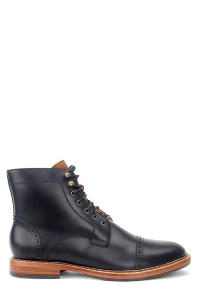 Shop Warfield & Grand Woodlands Brogue Boot In Black