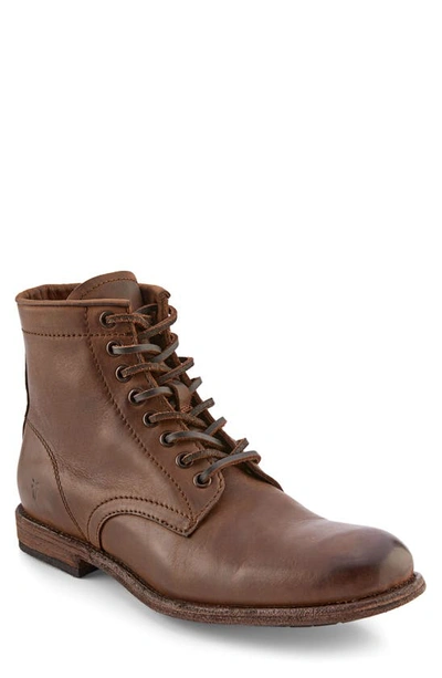 Shop Frye Tyler Lace-up Boot In Tan